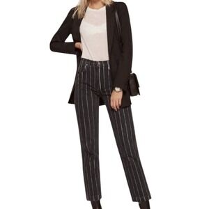 Reformation‎ Jeans Women's Size 24 Black Straight Leg Bohemian Festival Gothic